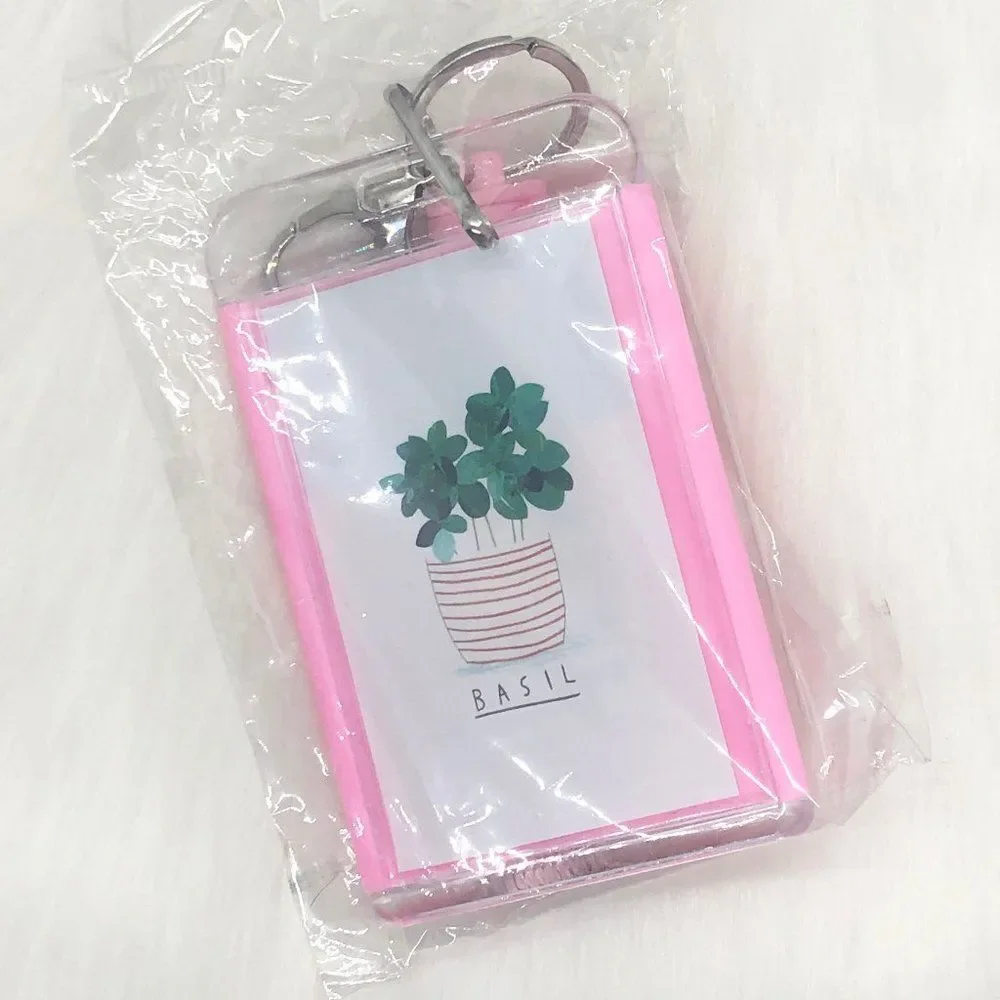 🔮 5/$25 Pastel Pink‎ Plastic Luggage Tag